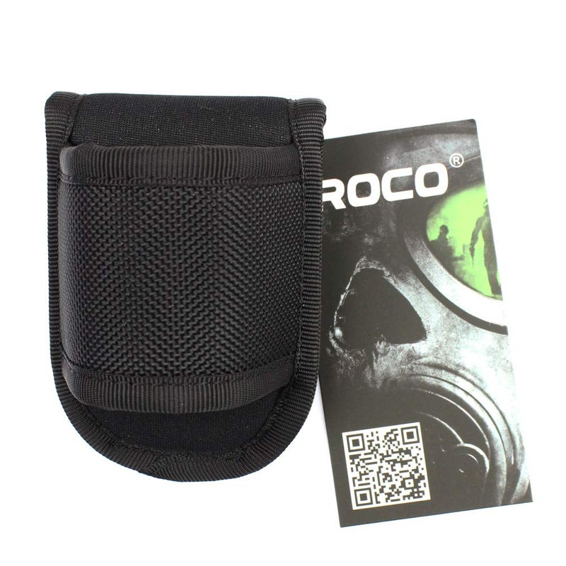 ROCOTACTICAL Open Top Compact Light Holder, 1680 Denier Ballistic Nylon, Duty Belt D Cell Light Carrier Case - Image 2